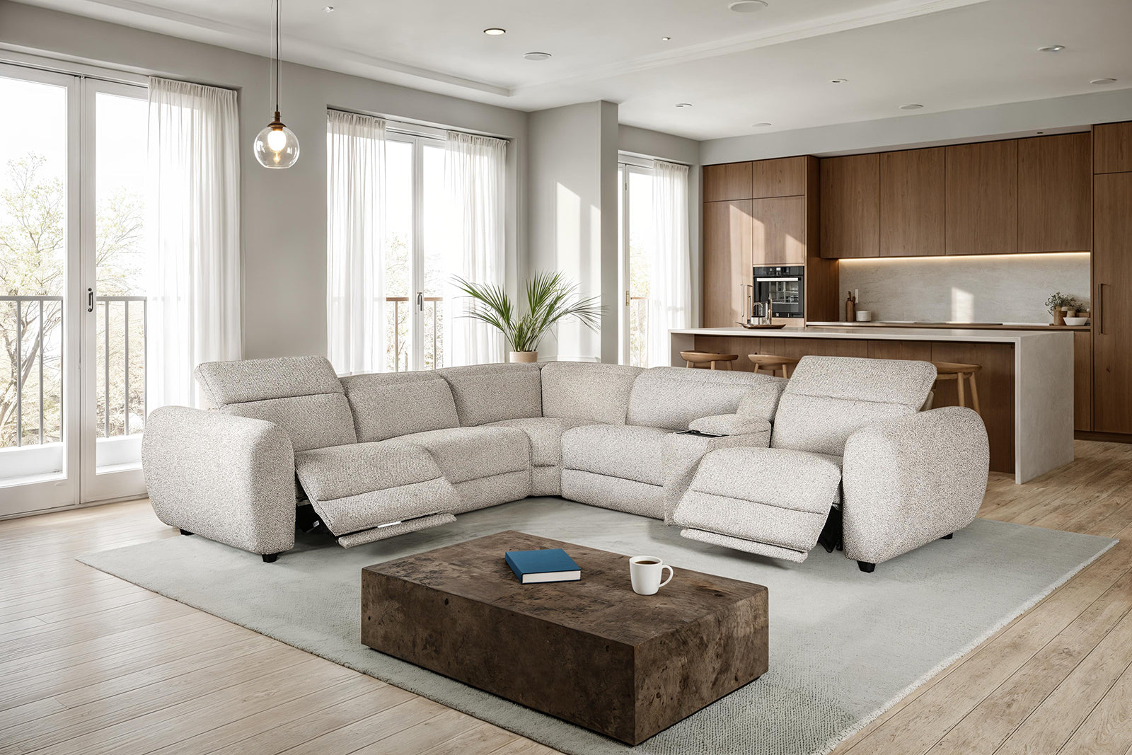 Zander Power Sectional Sofa