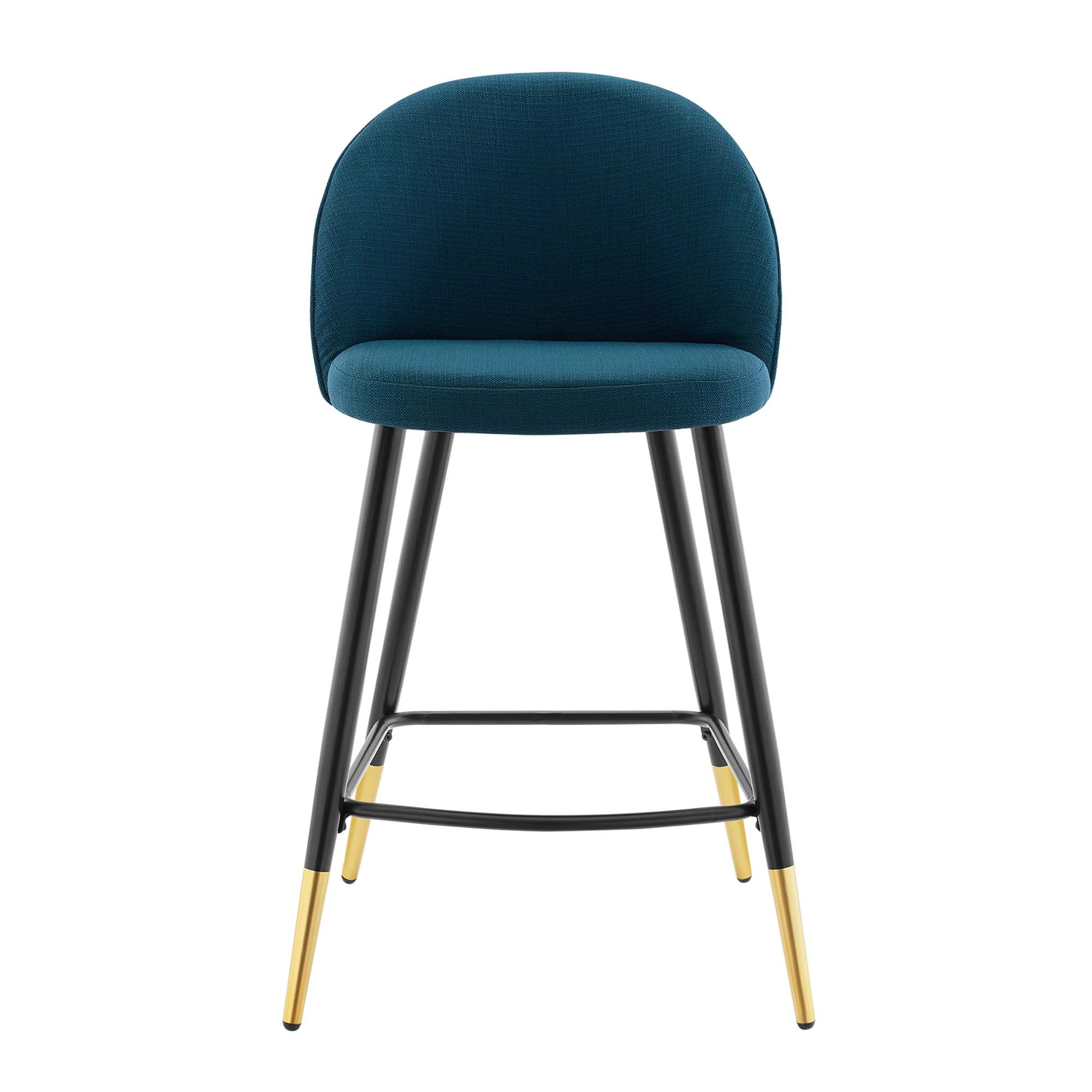 Cordial Fabric Counter Stools Set of 2