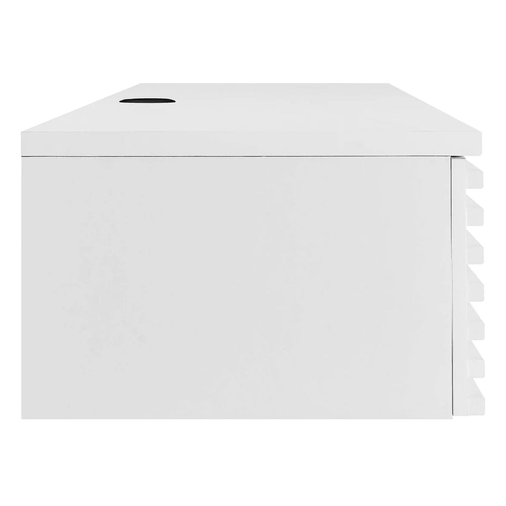 Render Wall Mount Wood Office Desk