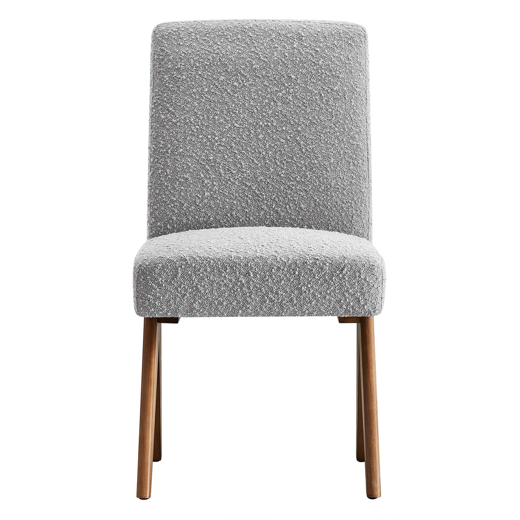 Lyra Boucle Fabric Dining Room Side Chair Set of 2