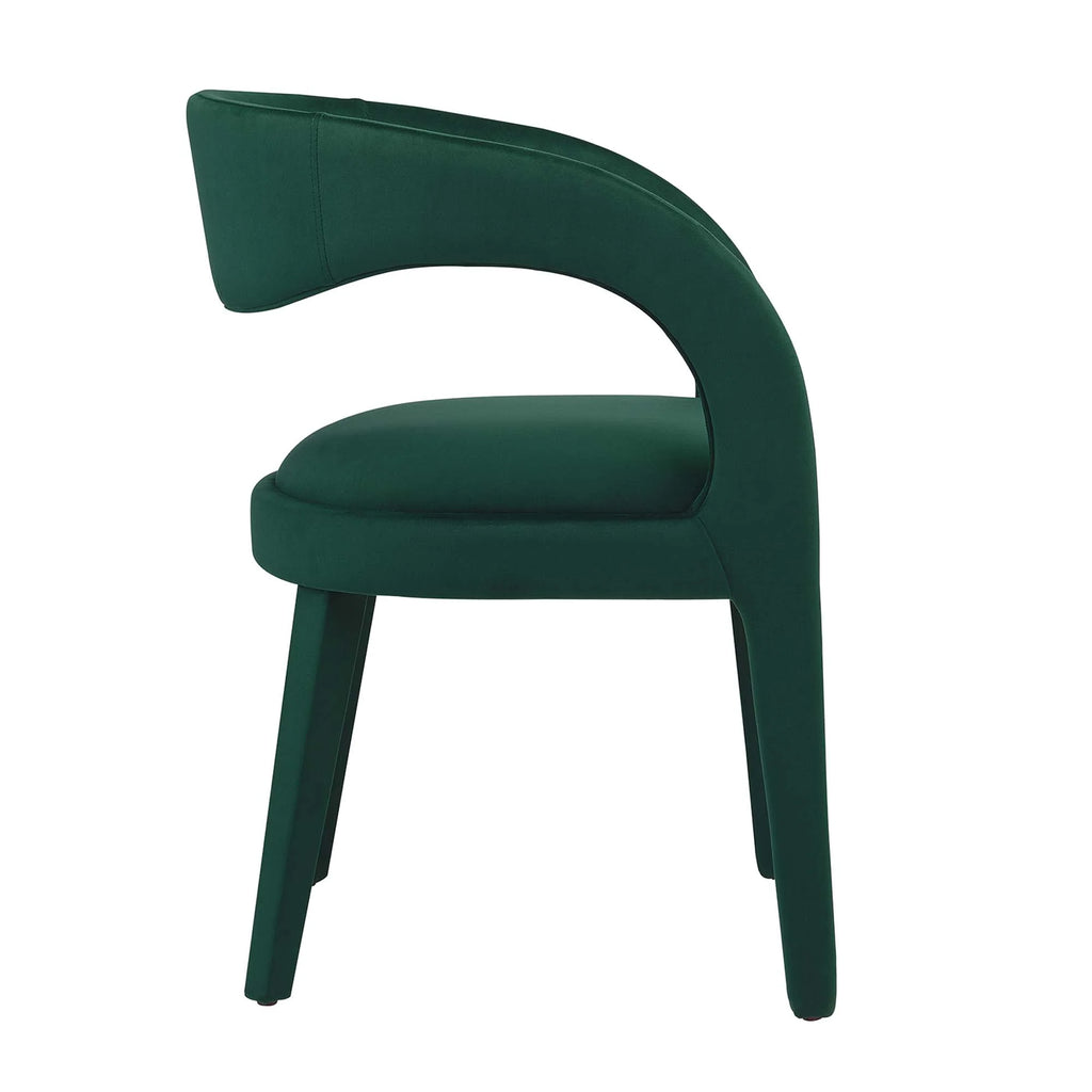Pinnacle Performance Velvet Dining Chair Set of 2