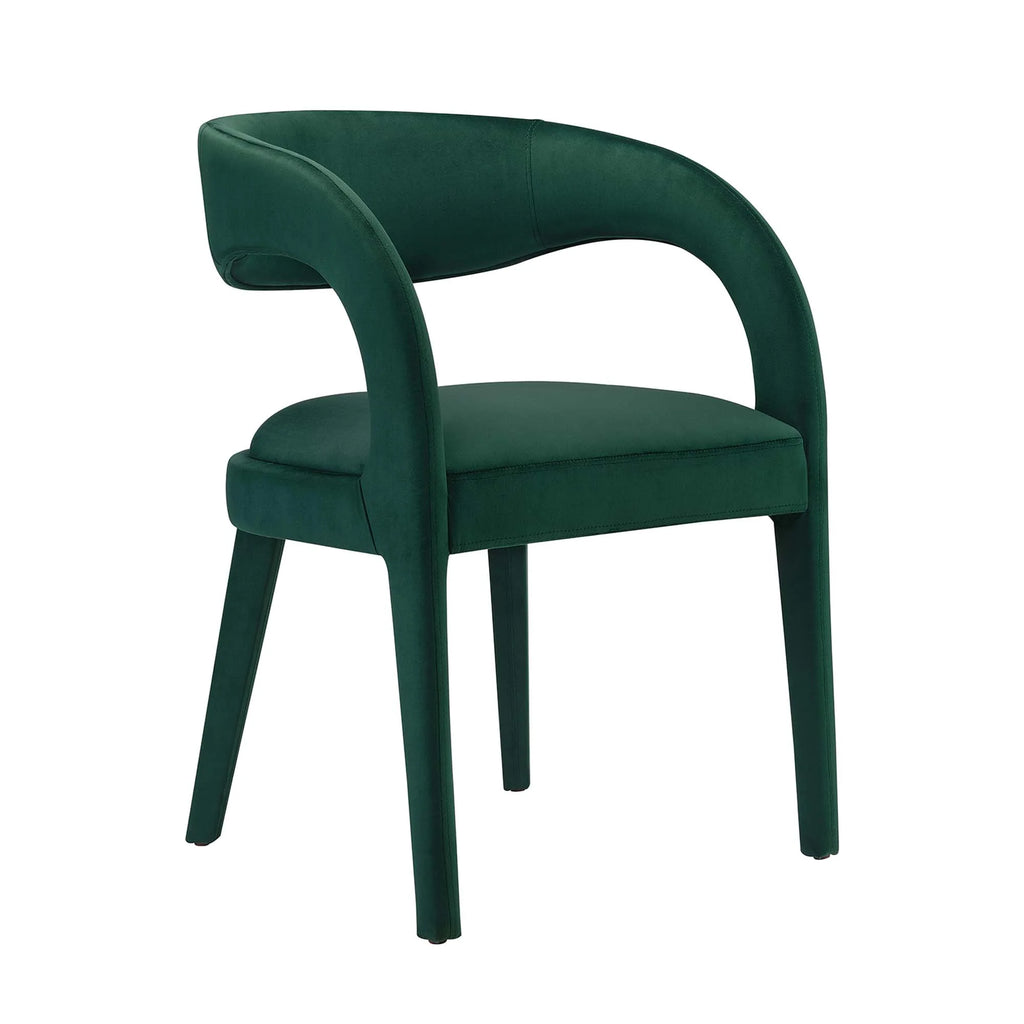 Pinnacle Performance Velvet Dining Chair Set of 2