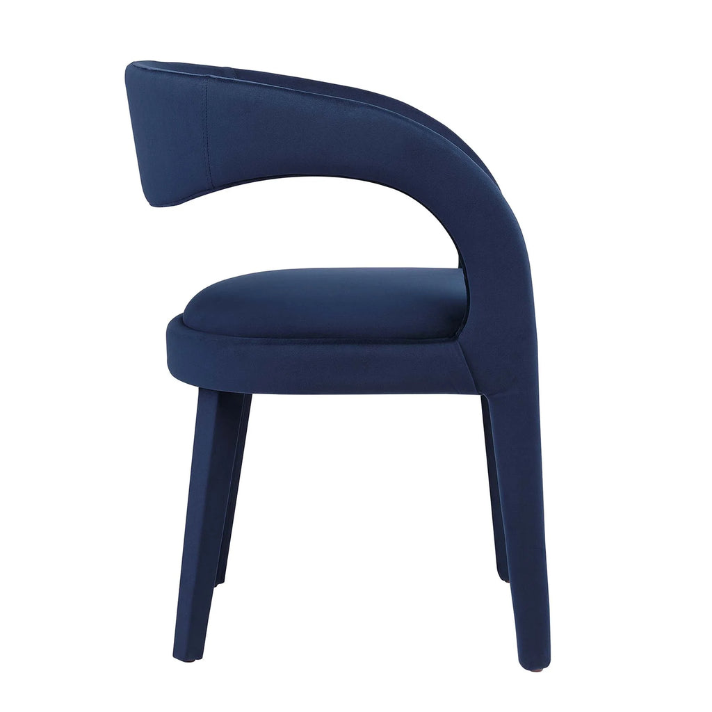 Pinnacle Performance Velvet Dining Chair Set of 2
