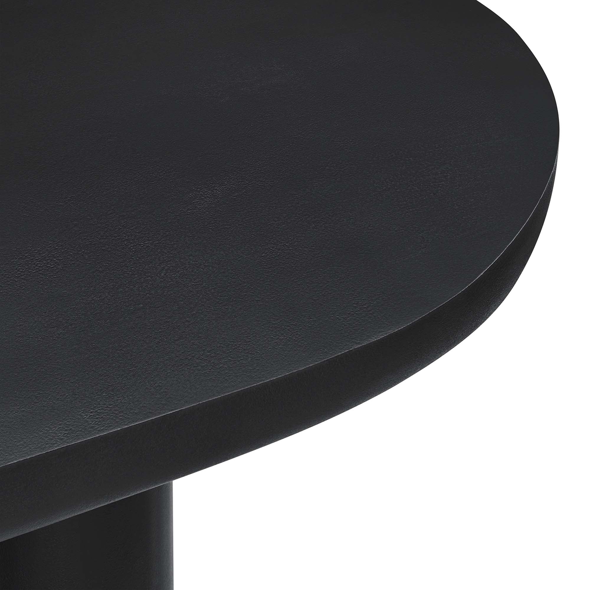 Mesa de comedor ovalada de hormigón Caspian de 183 cm