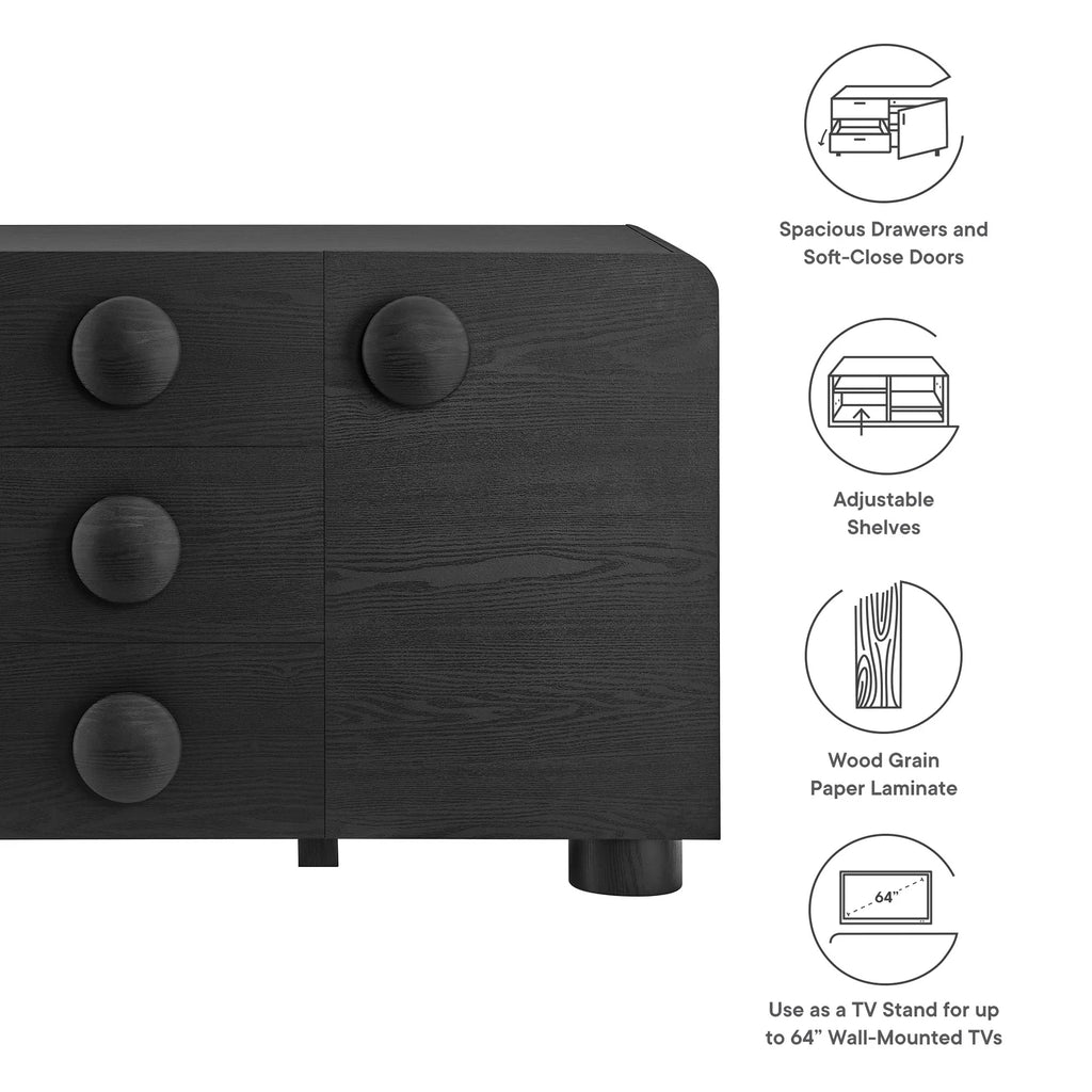 Sonnet 57" Sideboard Storage
