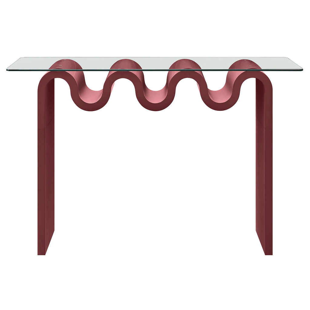 Ondine Glass Top 50" Console Table