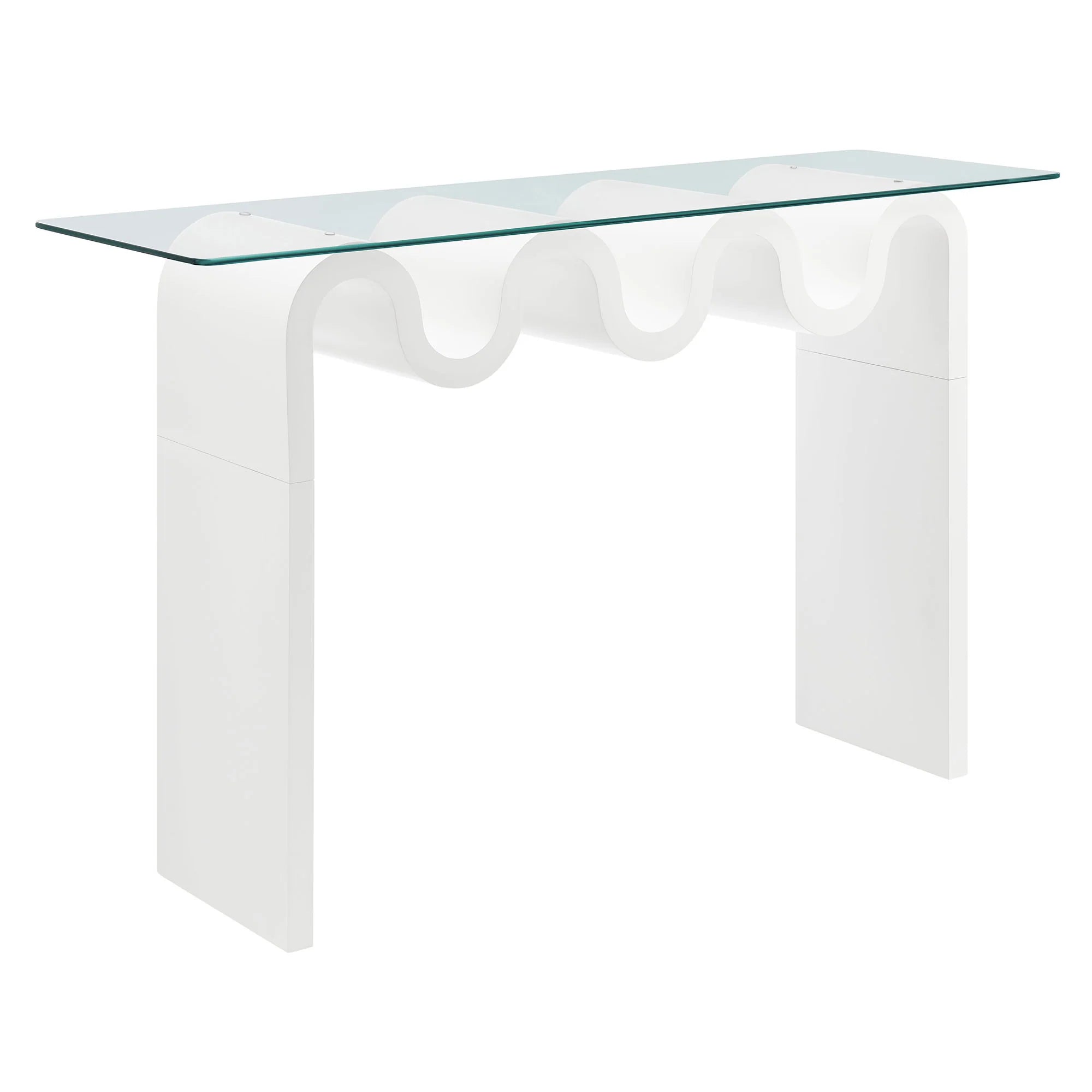 Ondine Glass Top 50" Console Table