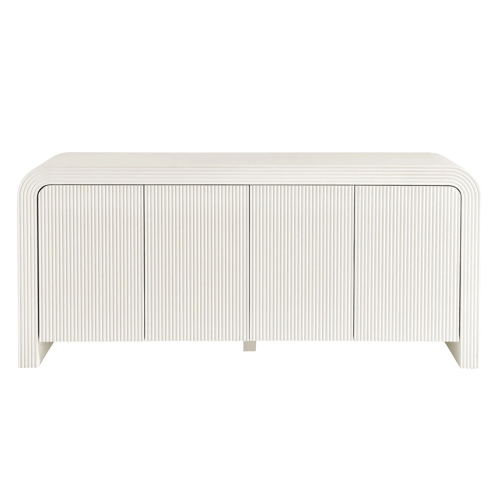 Waterflute 70" Fluted Sideboard Cabinet
