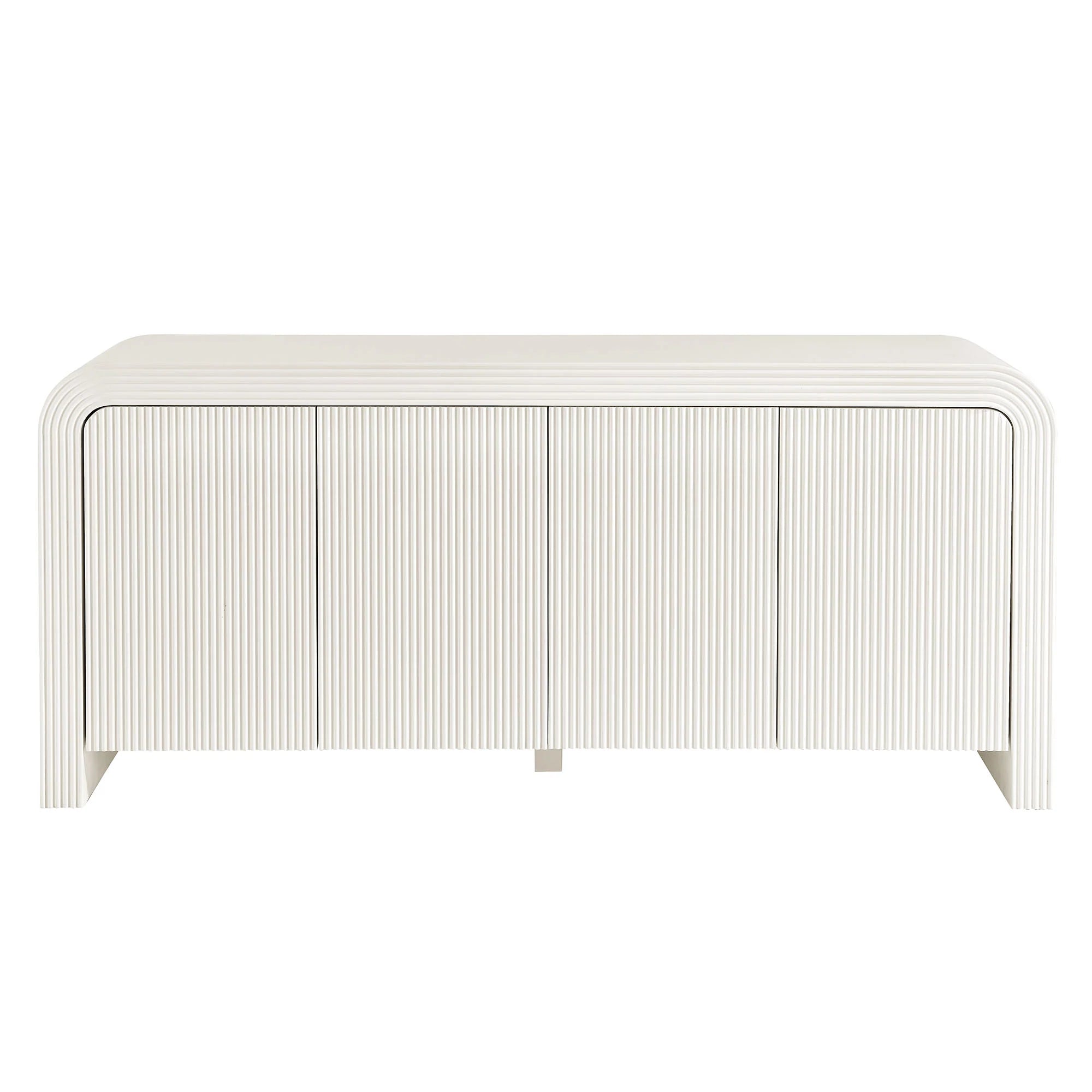 Waterflute 70" Fluted Sideboard Cabinet