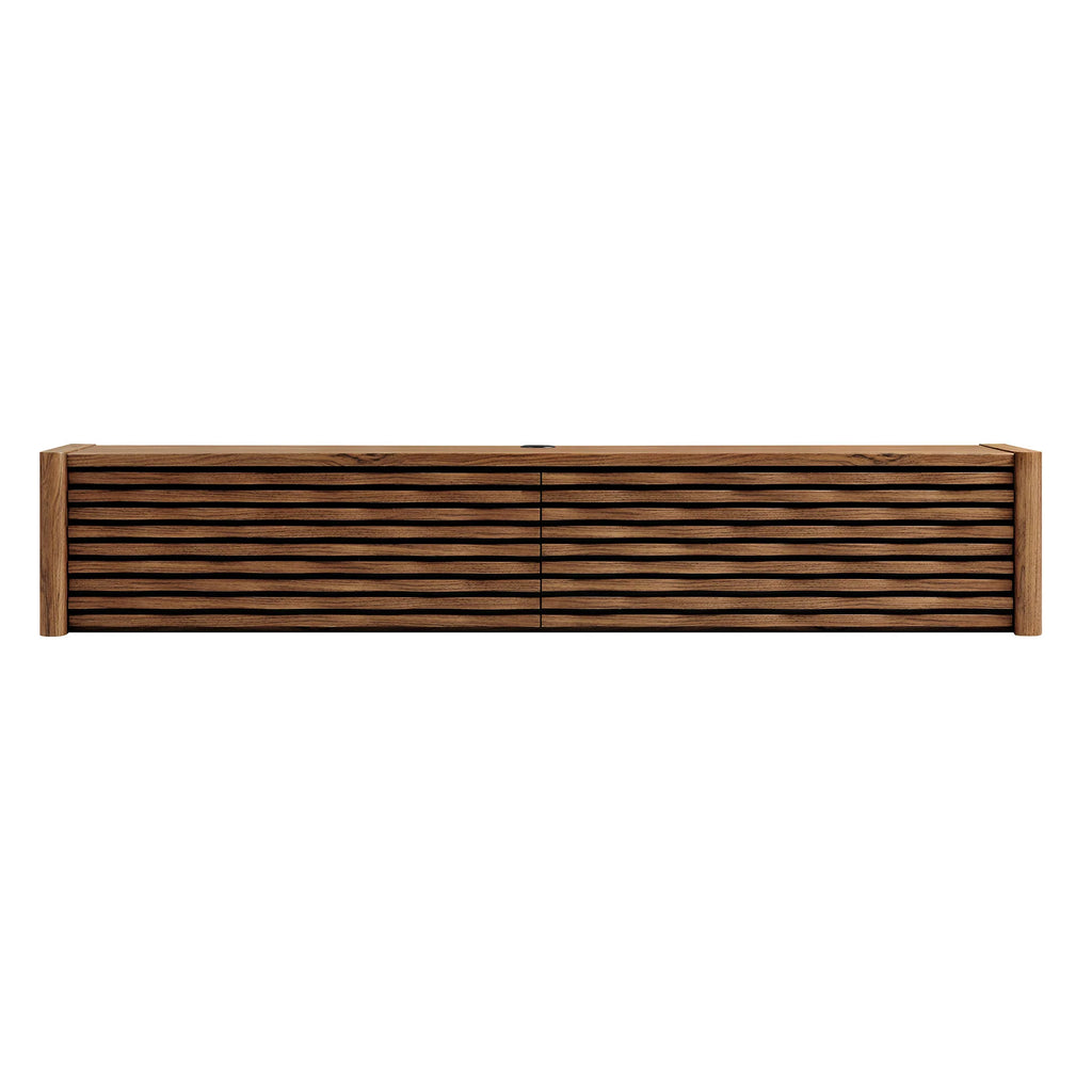 Emric Wave 71" Wall-Mounted TV Cabinet