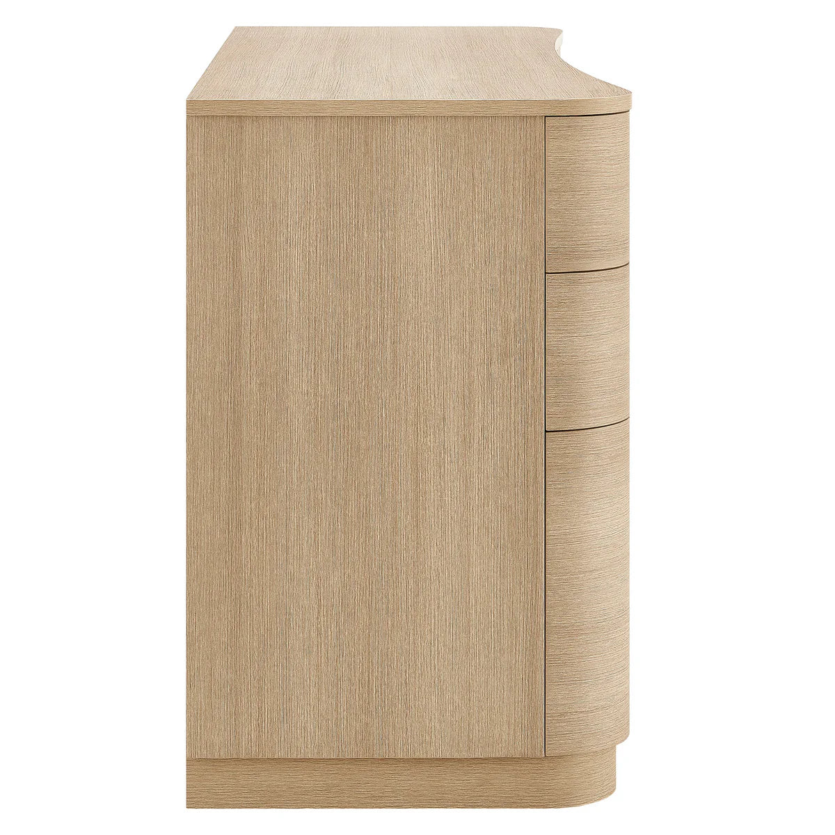 Mirae 55" 6-Drawer Curved Office Desk