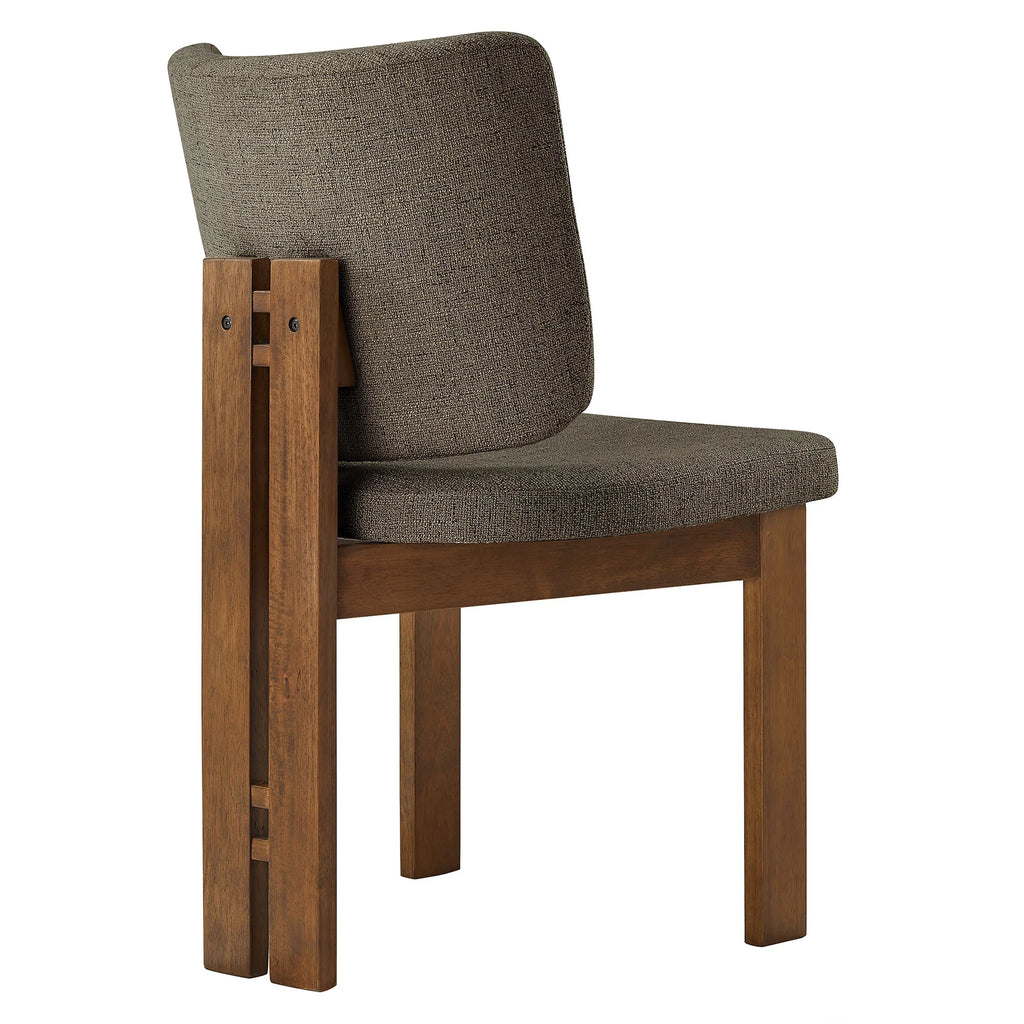 Alba Armless Upholstered Dining Chairs Set Of 2