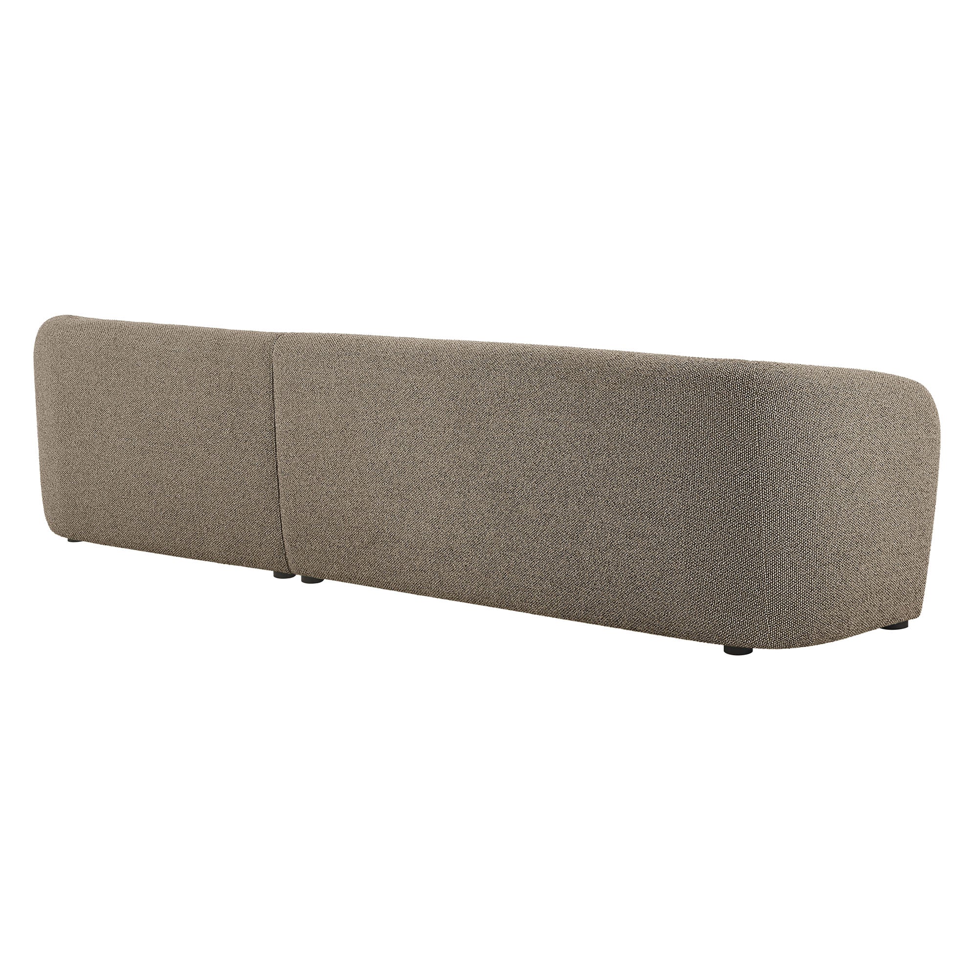 Monica Boucle Fabric Modular Sofa with Chaise