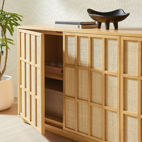 Aiko 76 Inch Japandi Sideboard