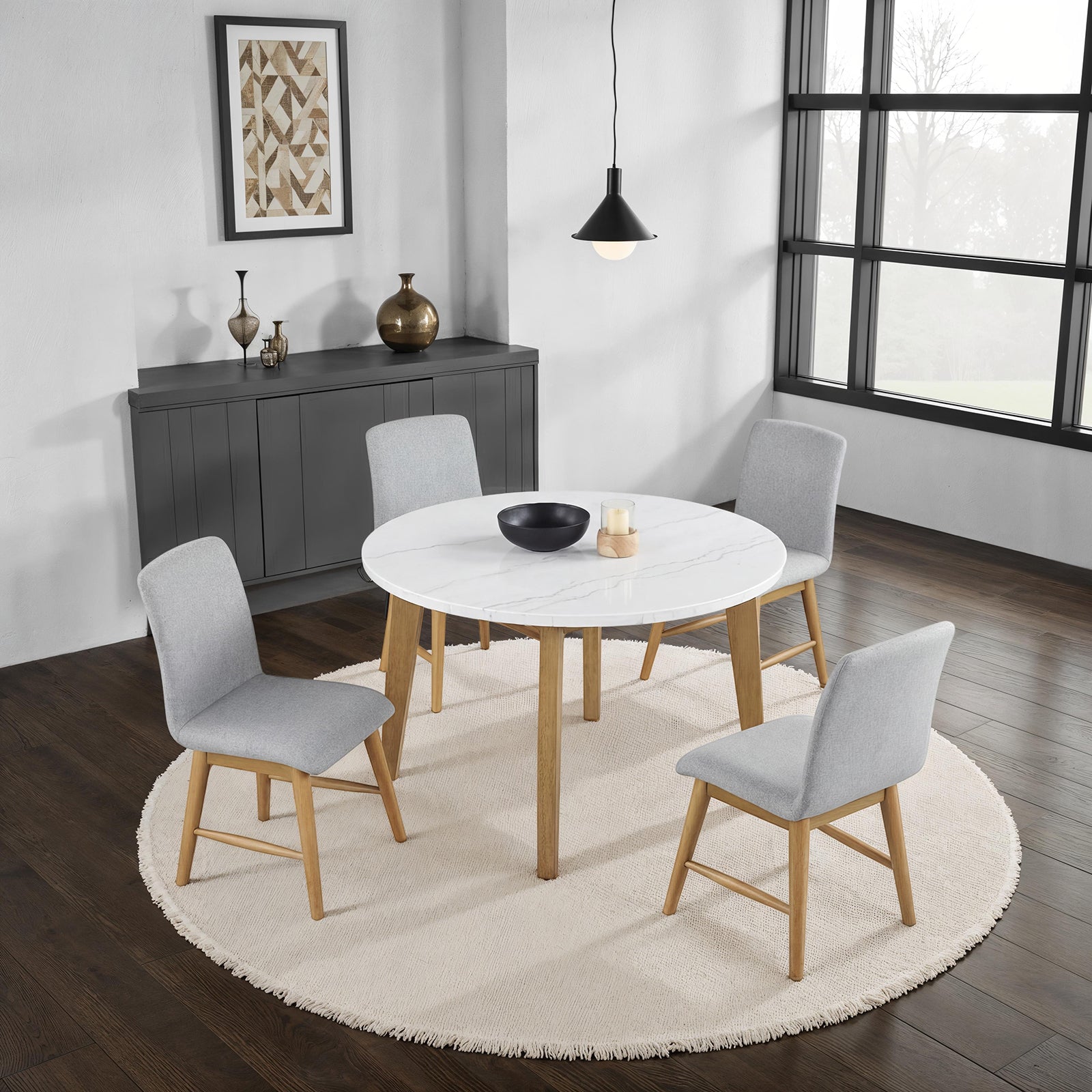 Mandier Round Dining Table
