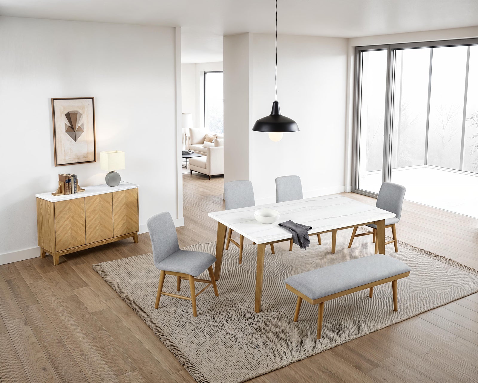 Mandier Rectangular Dining Table