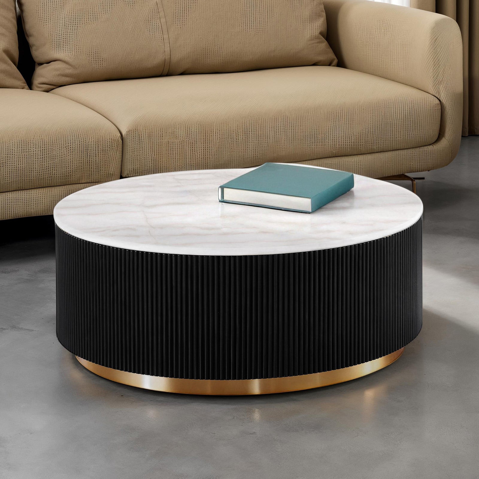 Virden Round Cocktail Table
