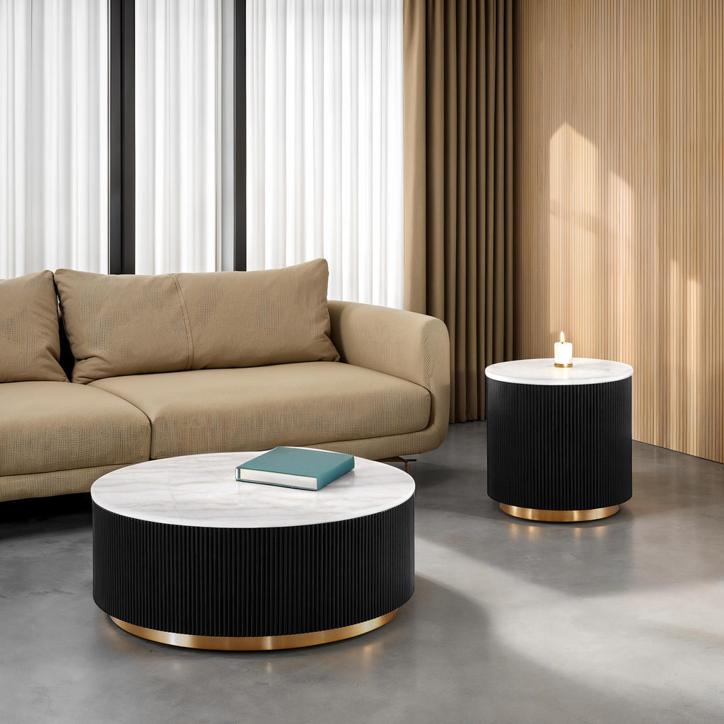 Virden Round Cocktail Table