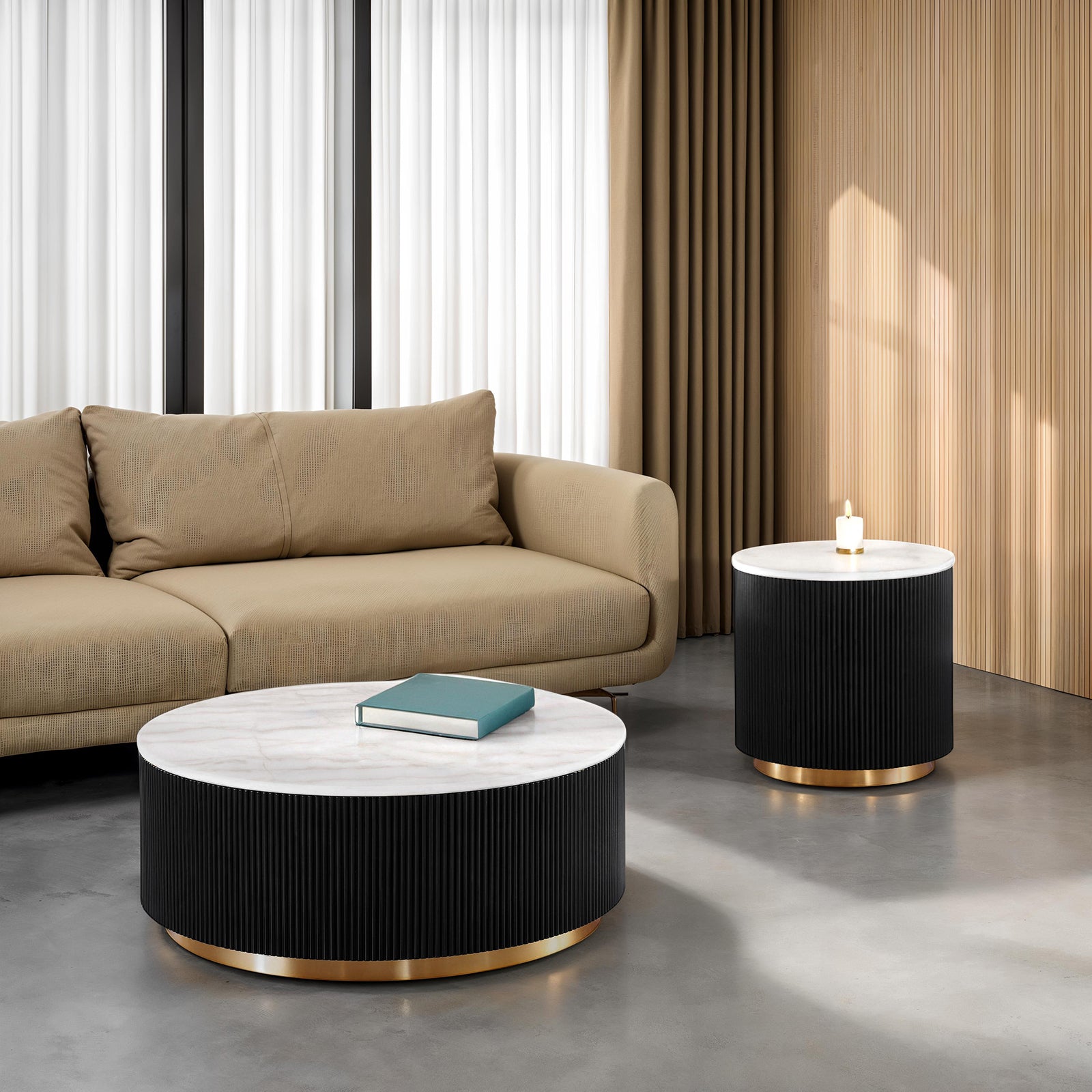 Virden Round Cocktail Table