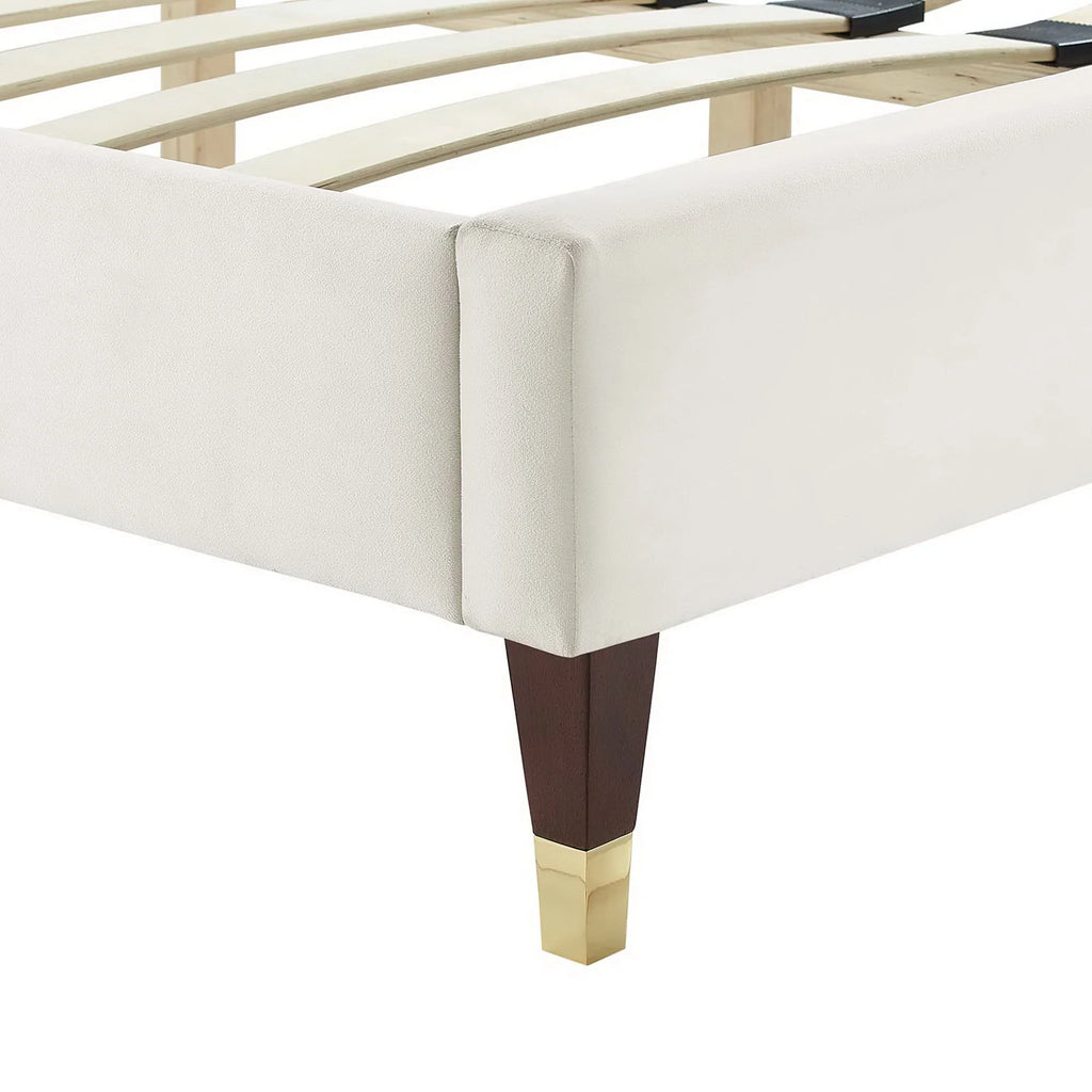 Sofia Channel Tufted Performance Velvet Platform Bed