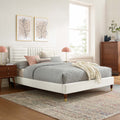 Sofia Channel Tufted Performance Velvet Platform Bed