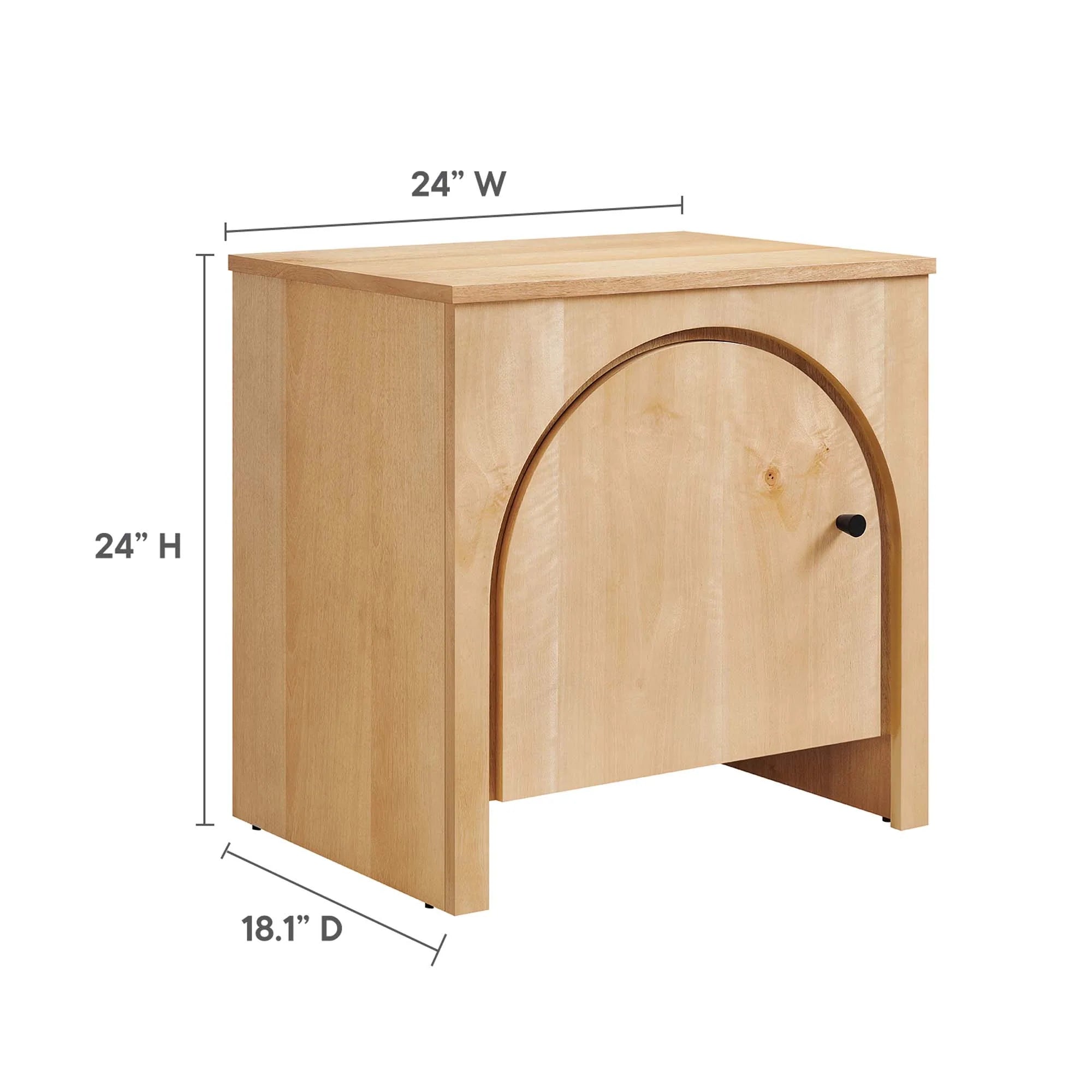 Appia Arched Door Nightstand