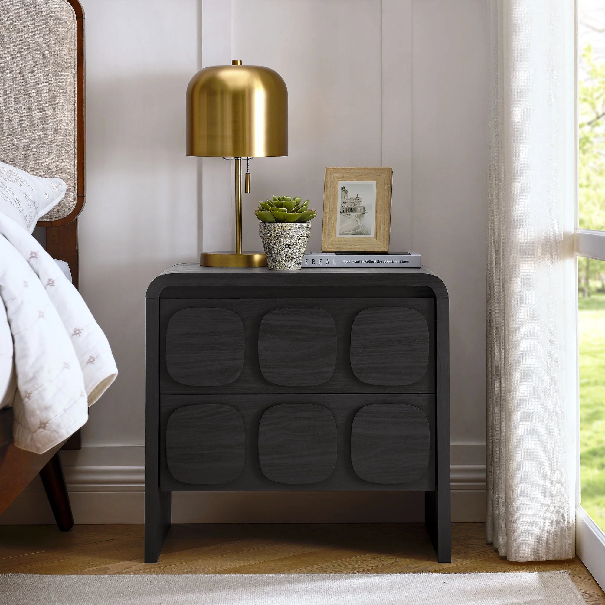 Toscana 2-Drawer Nightstand