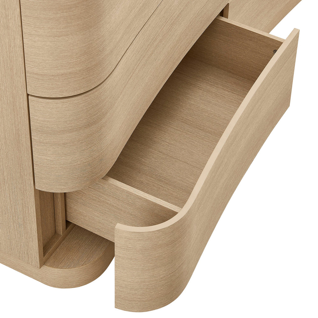 Mirae 6-Drawer Curved Dresser