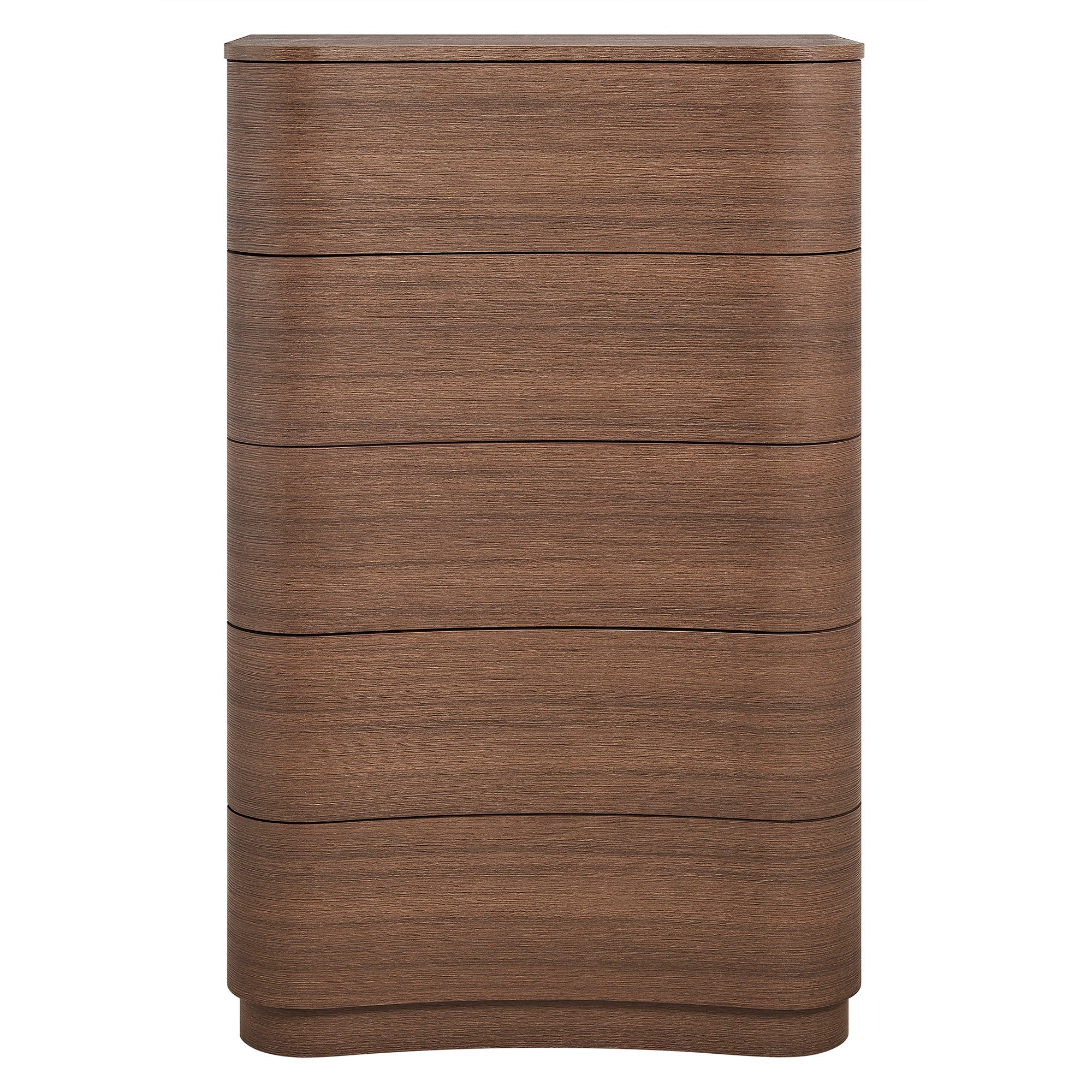 Mirae 5-Drawer Curved Dresser Chest