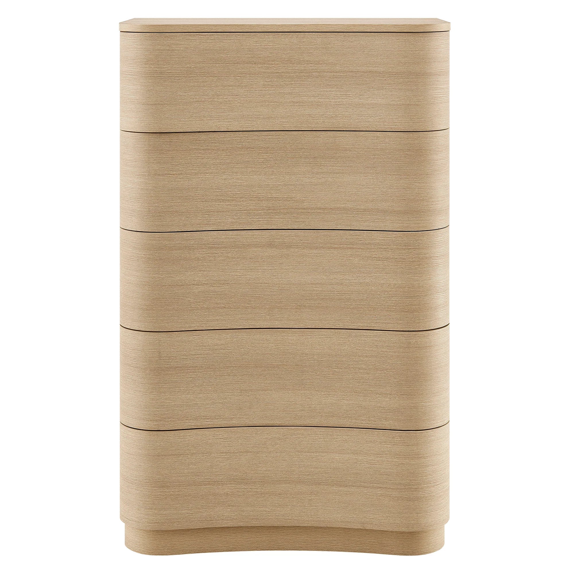Mirae 5-Drawer Curved Dresser Chest