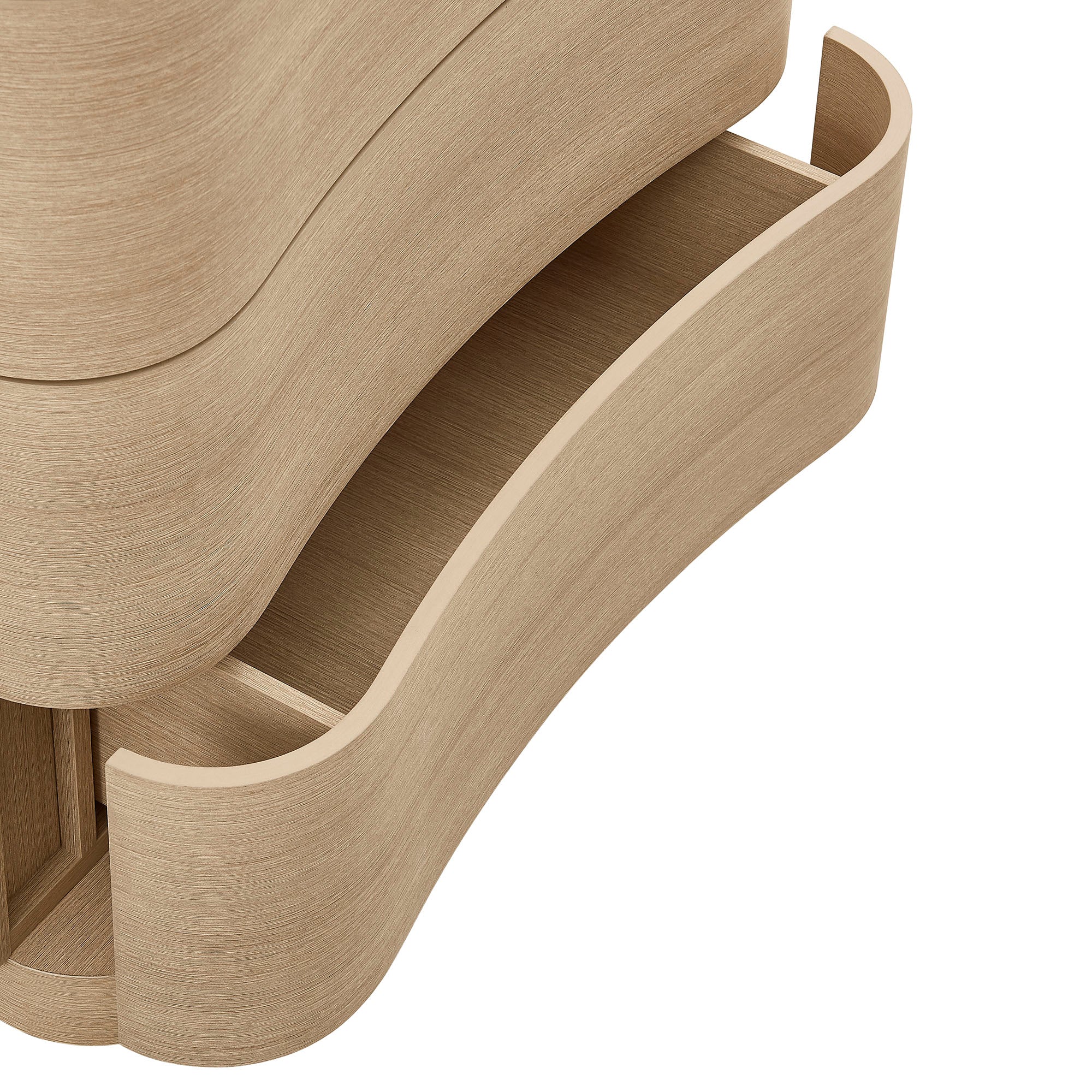 Mirae 5-Drawer Curved Dresser Chest