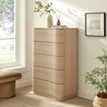 Mirae 5-Drawer Curved Dresser Chest