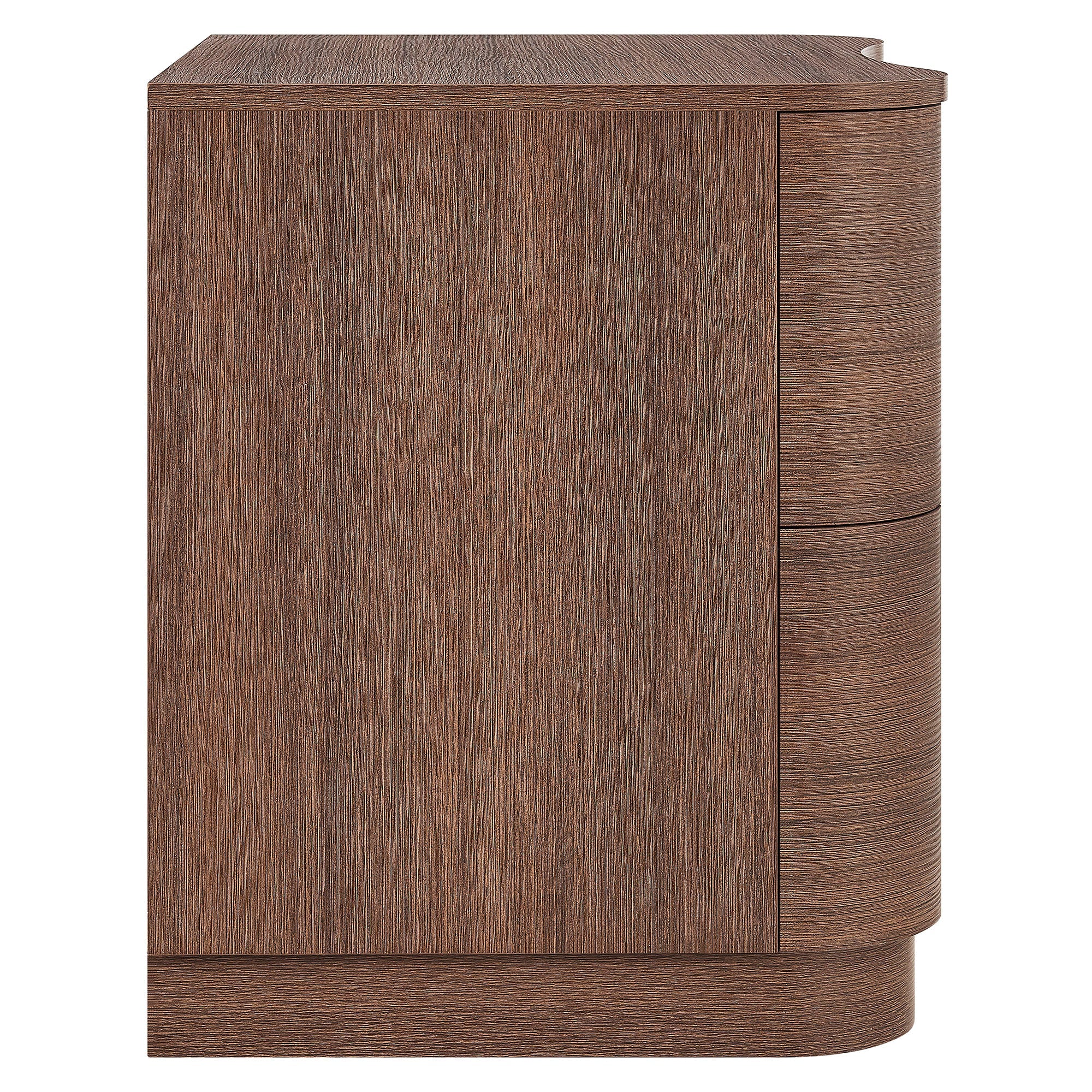 Mirae 2-Drawer Curved Nightstand
