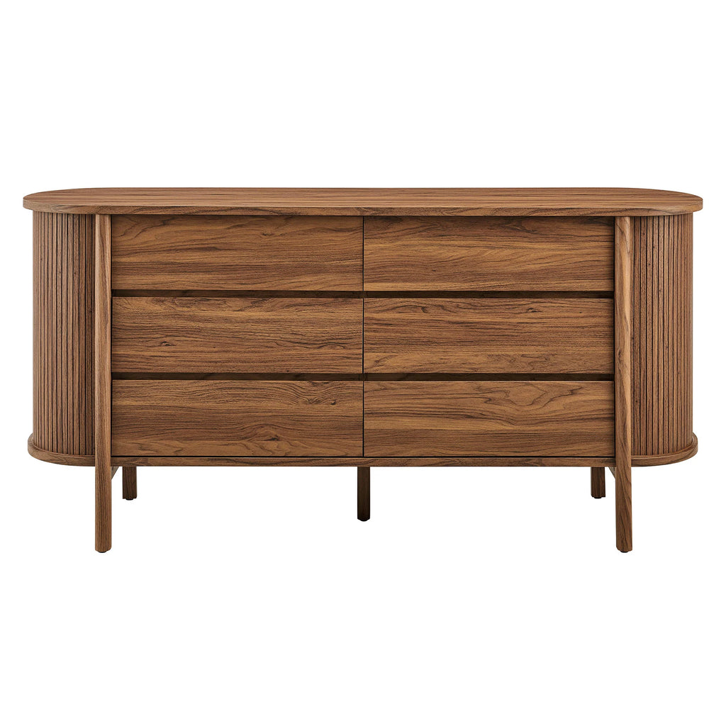 Cadence 6-Drawer Curved Dresser