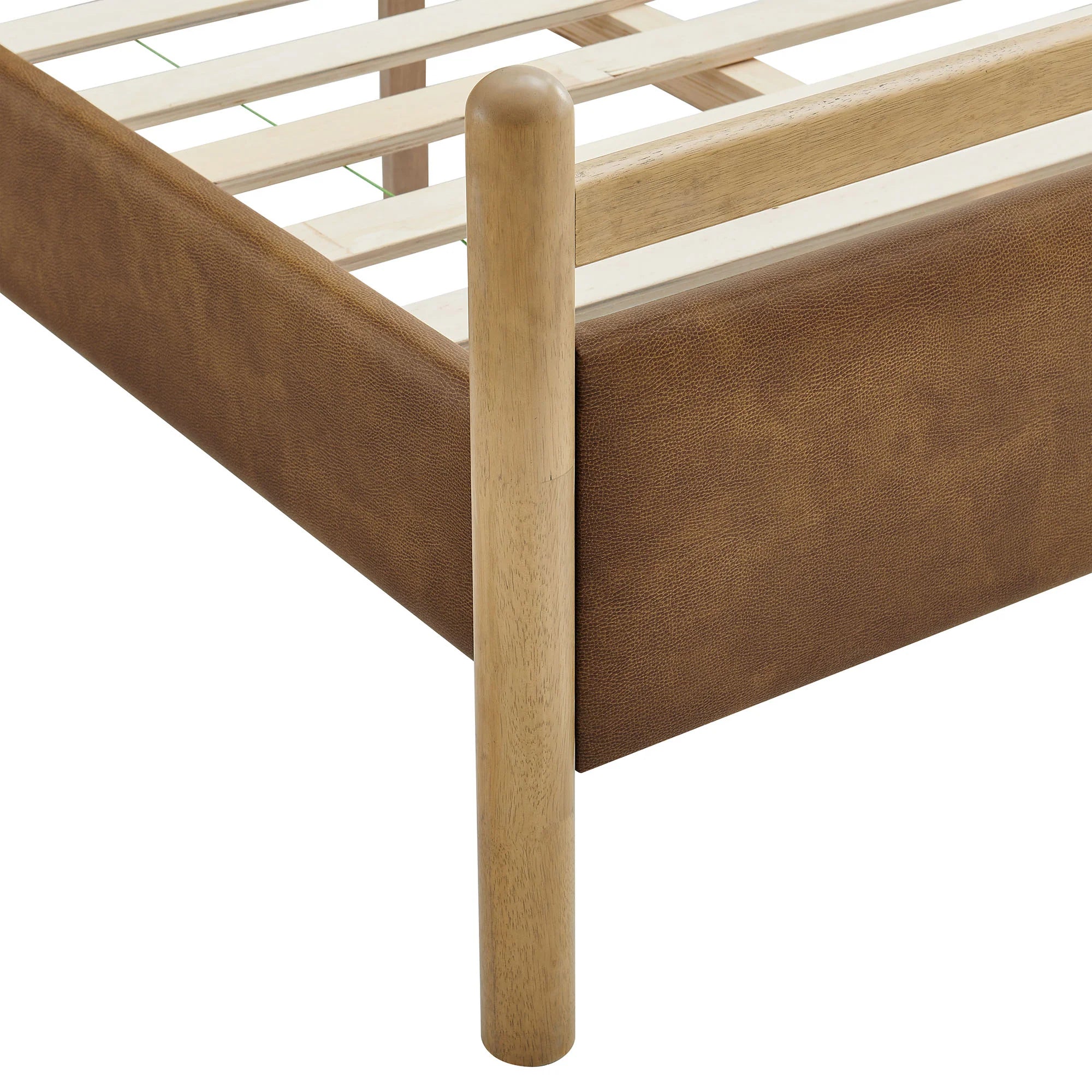 Ginny Vegan Leather Platform Bed