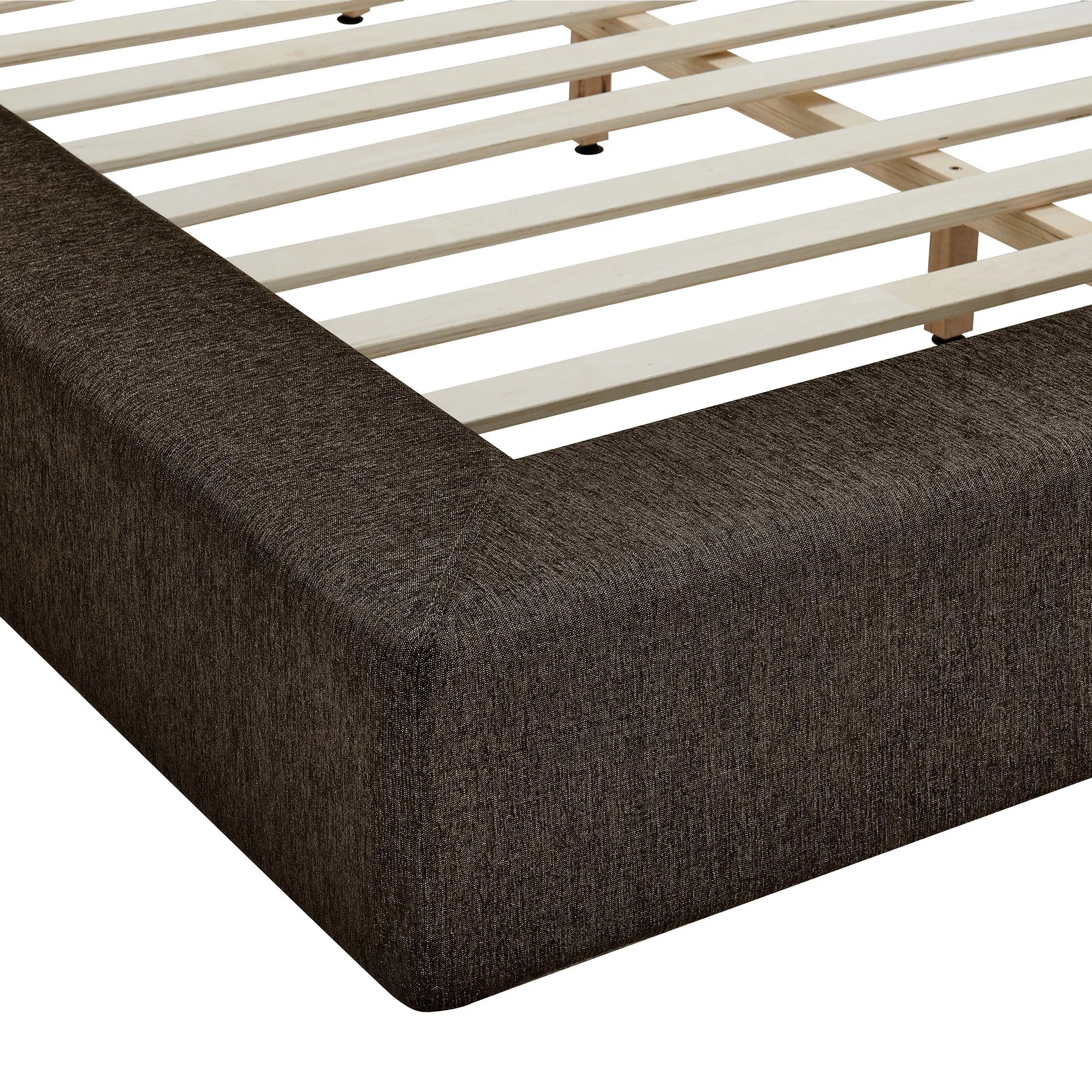 Luma Chenille Upholstered Platform Bed